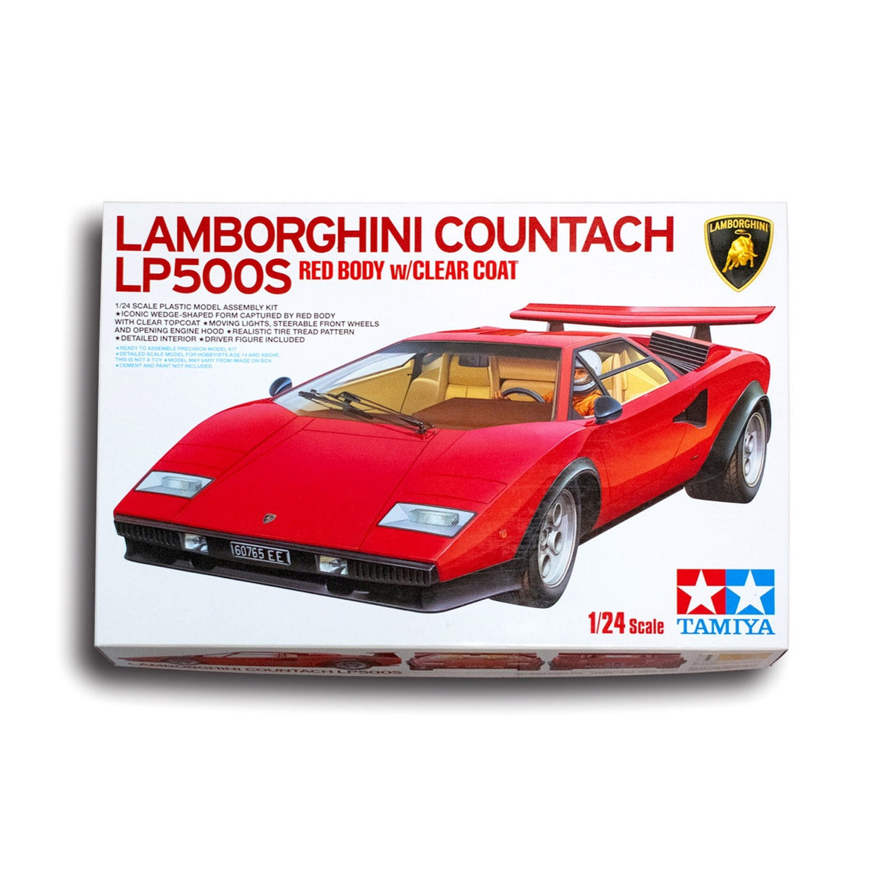 1_24 Lamborghini Countach LP500S (Red _ Clear Coat) 
